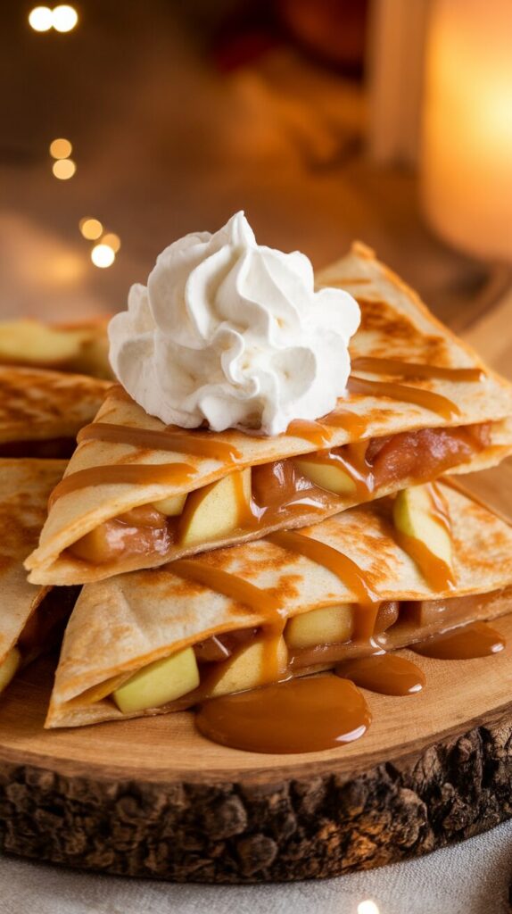 Apple Cinnamon Quesadillas