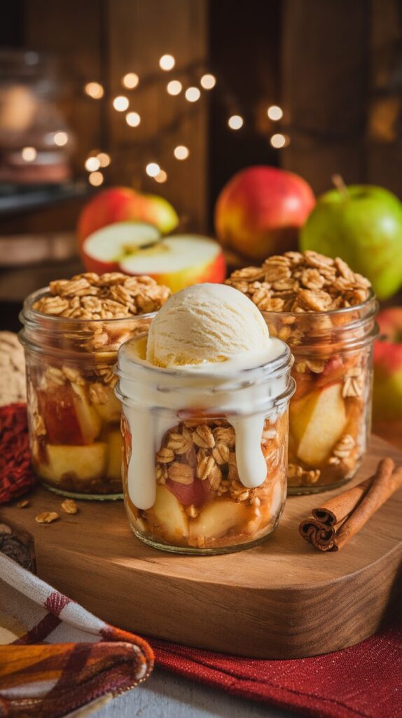 Apple Crisp in a Jar
