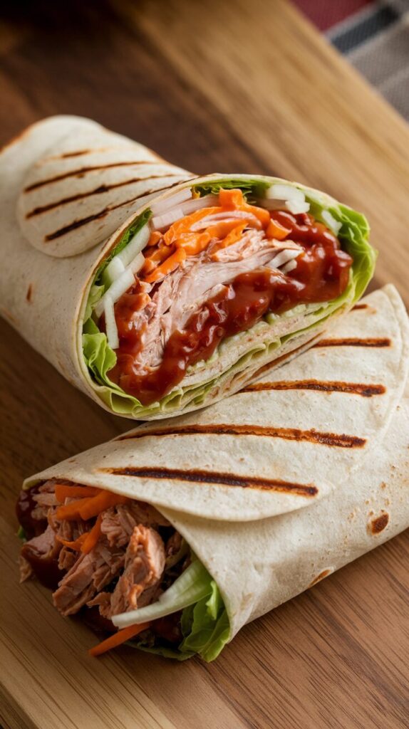 BBQ Chicken Wraps