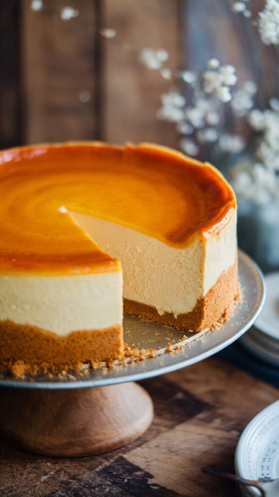 Baked Condensed Milk Cheesecake
