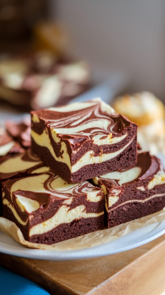 Cheesecake Swirl Brownies