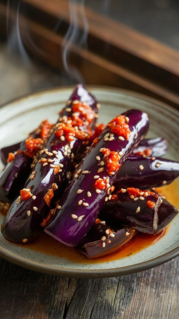 Chinese Eggplant with Garlic Sauce