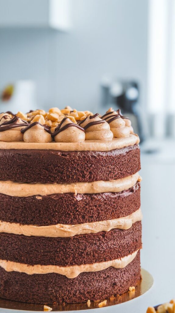 Chocolate Peanut Butter Cake