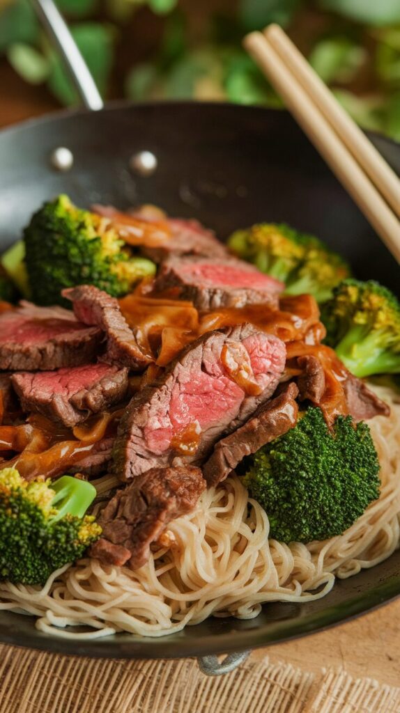 Classic Beef and Broccoli Noodles