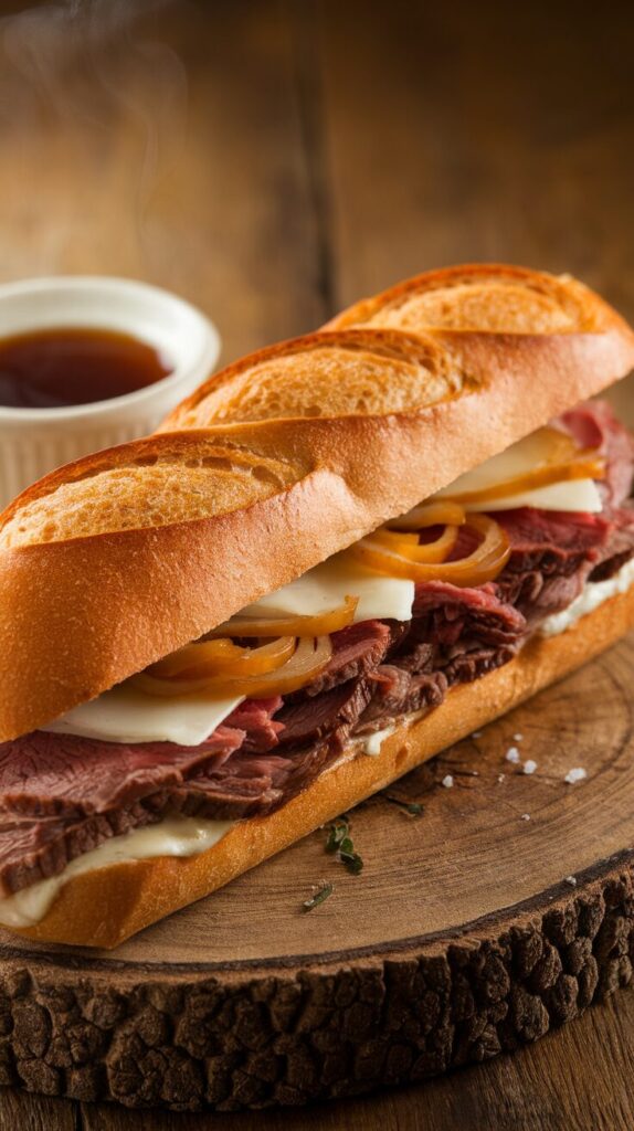Classic French Beef Dip Sandwich