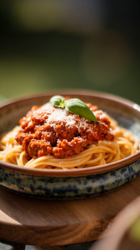 Classic Spaghetti with Meat Sauce