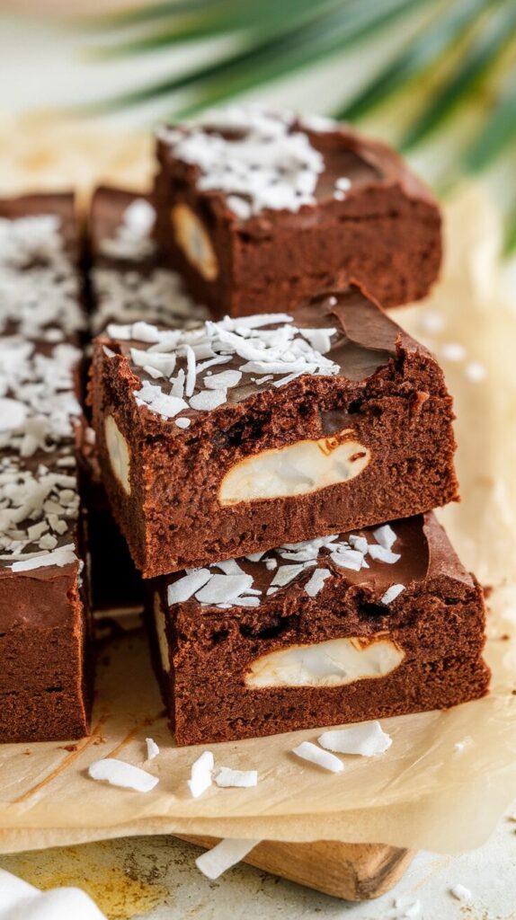 Coconut Layer Condensed Milk Brownies