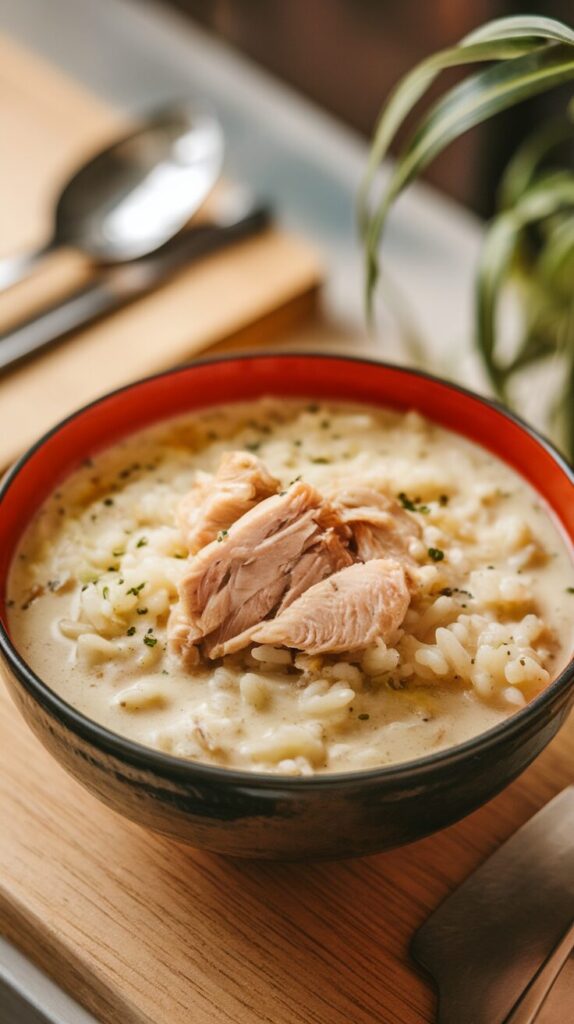 Creamy Chicken and Rice Soup
