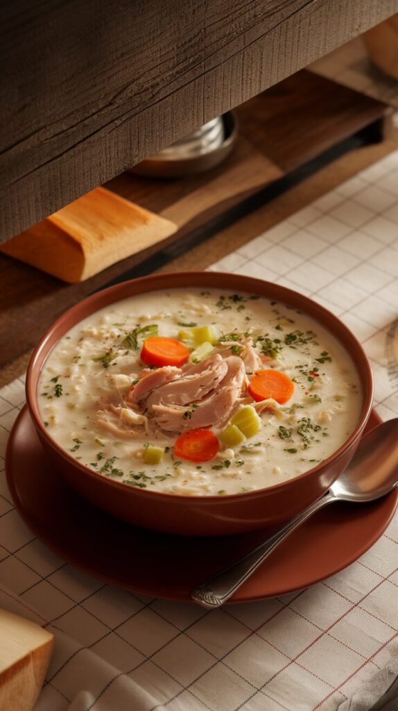 Creamy Chicken and Rice Soup