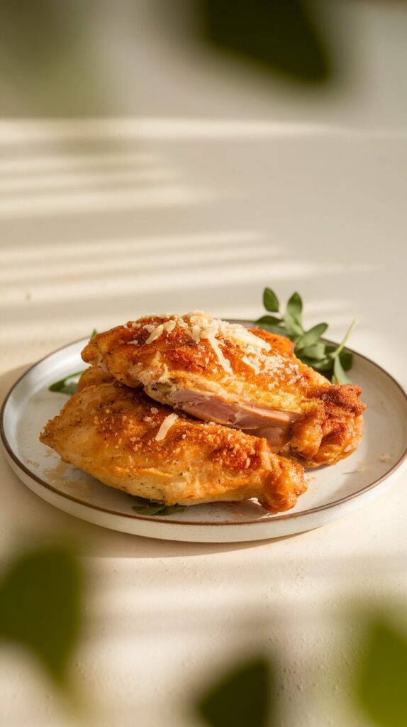 Crispy Oven-Baked Parmesan Chicken