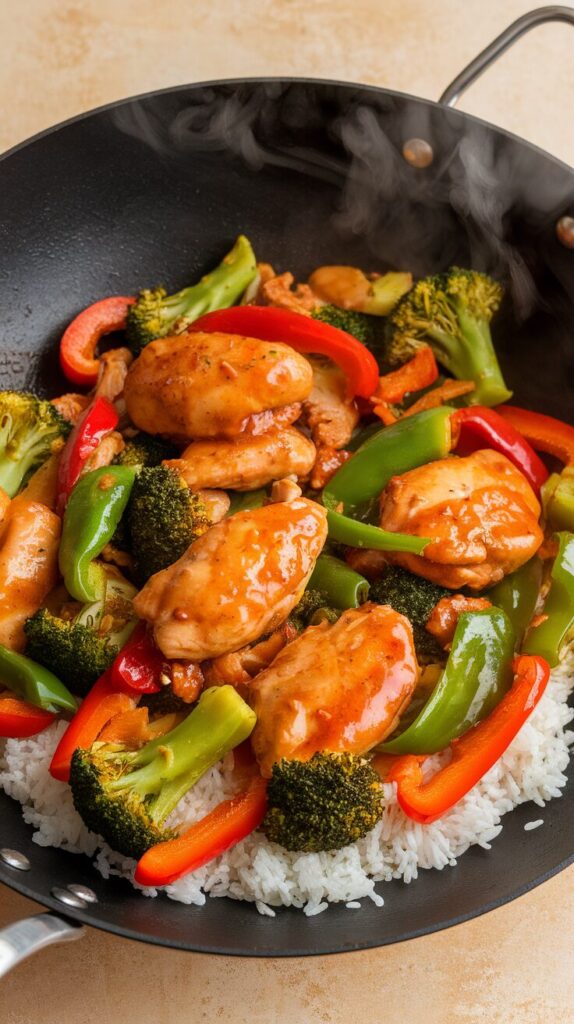 Honey Garlic Chicken Stir-Fry