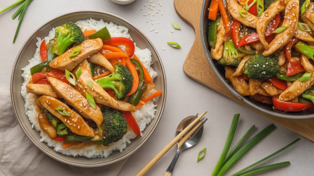 Honey Garlic Chicken Stir-Fry
