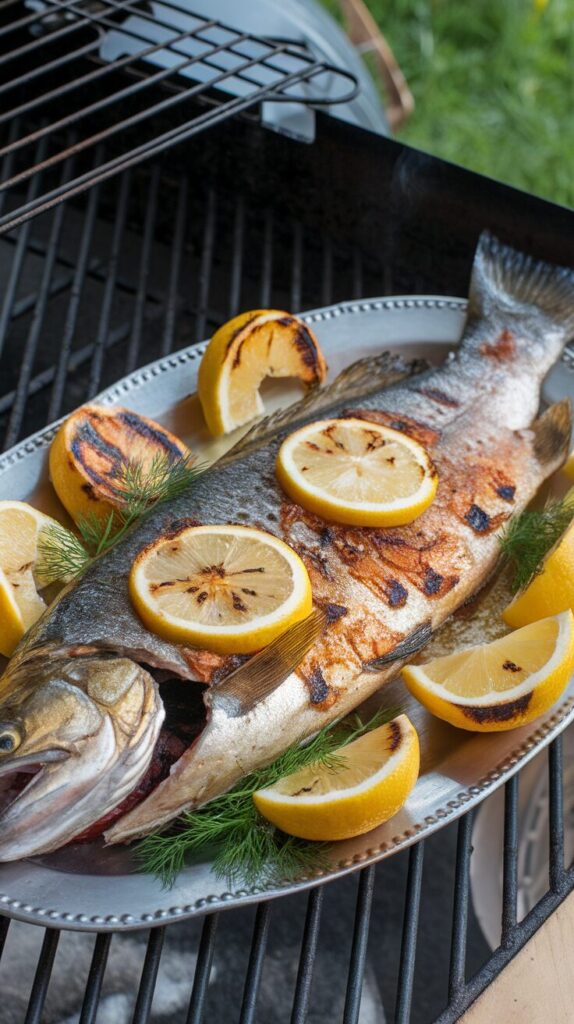 Lemon Herb Grilled Trout