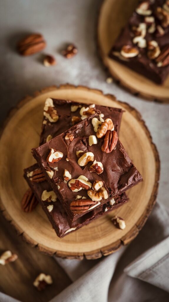 Milk Chocolate & Nut Swirl Brownies