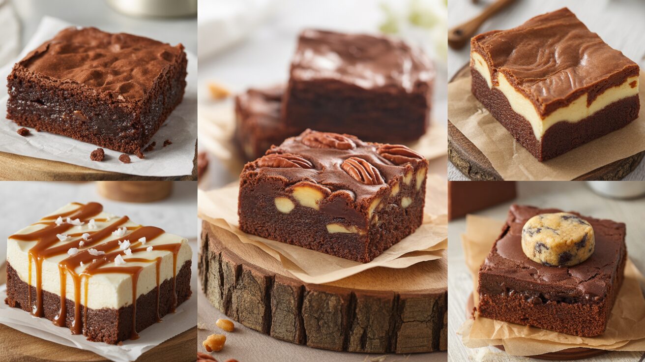 Milk chocolate brownies