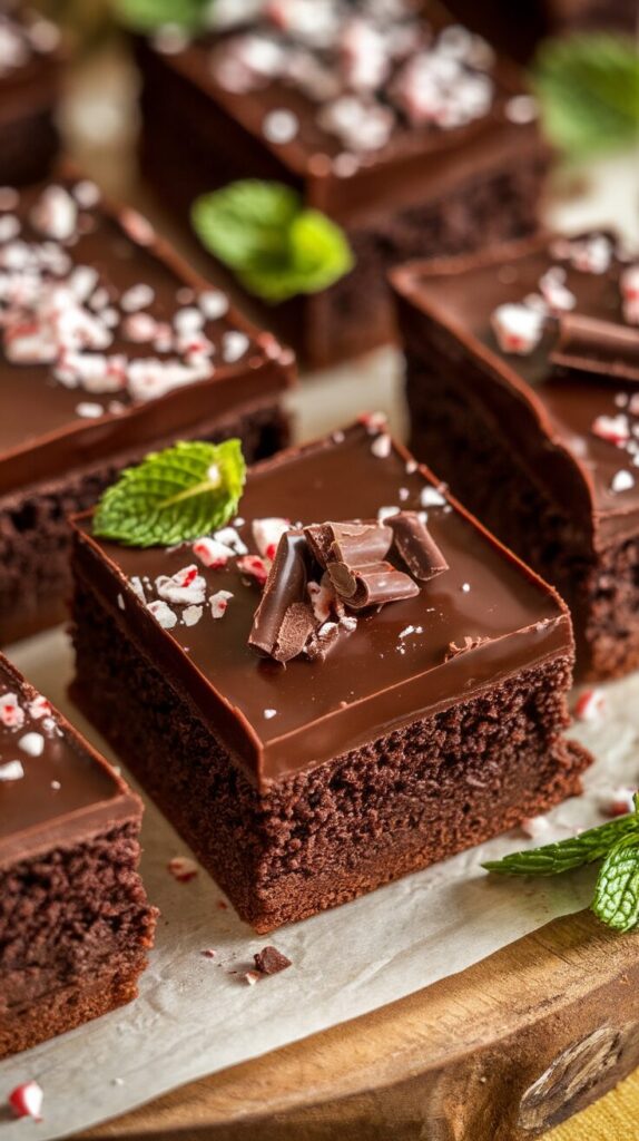 Mint Chocolate Brownies