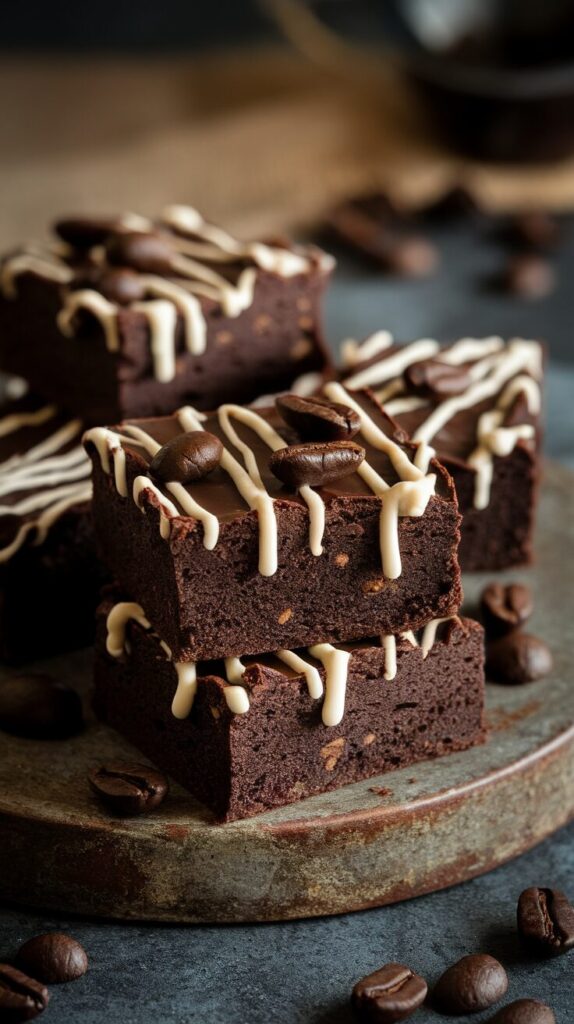 Mocha Condensed Milk Brownies