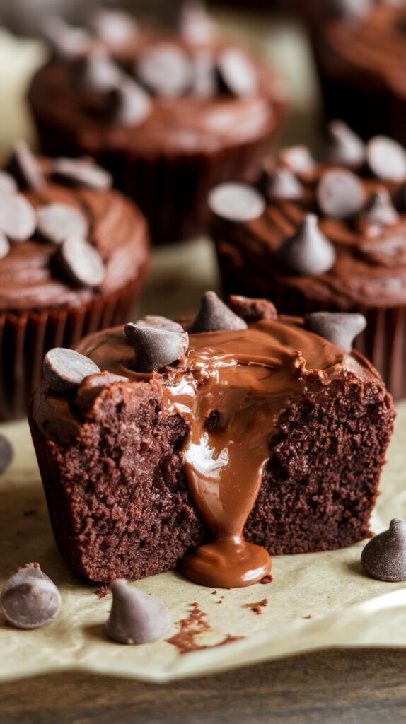 Nutella Stuffed Brownies