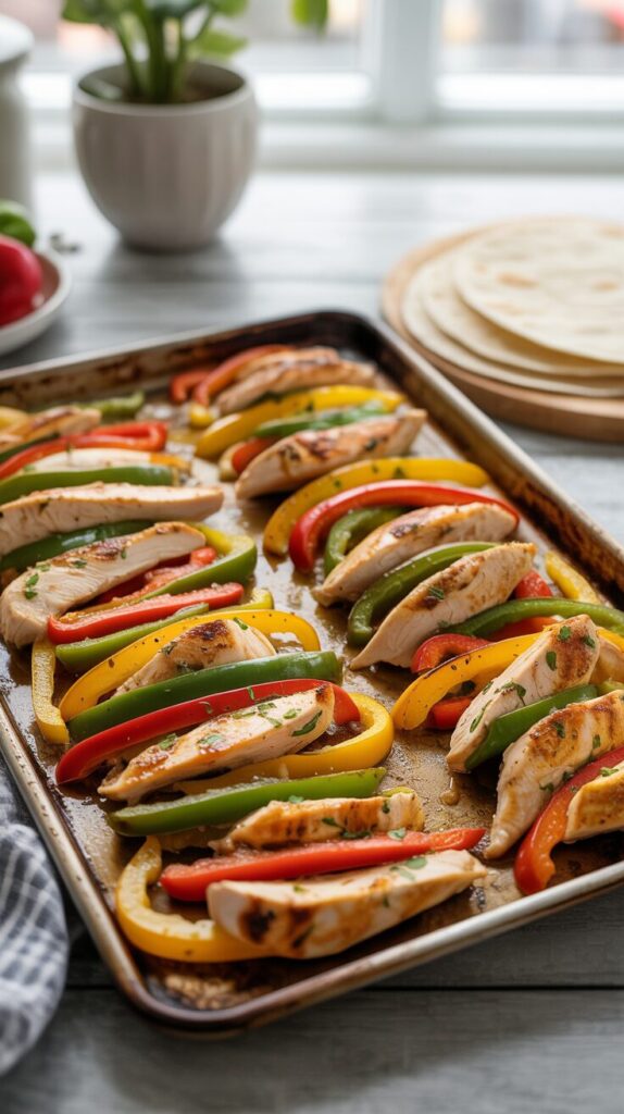 One-Pan Chicken Fajitas