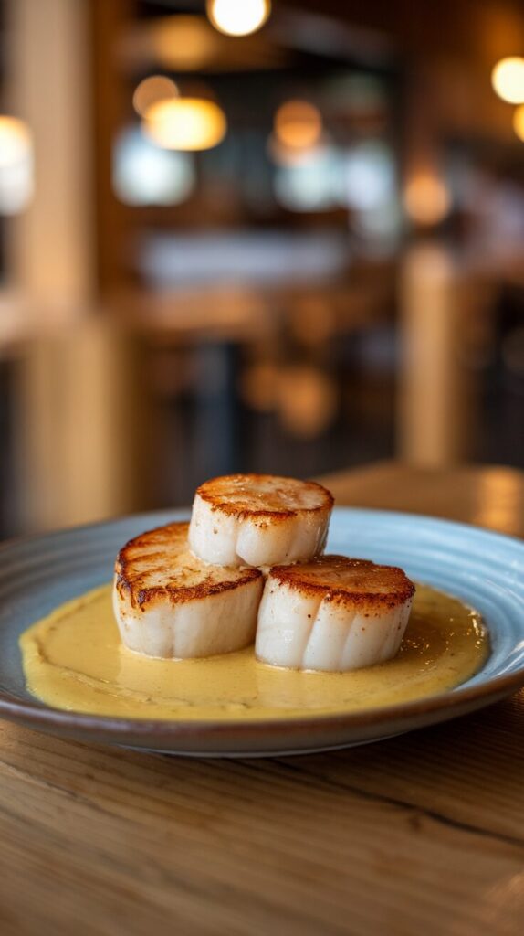 Seared Scallops with Lemon Butter Sauce