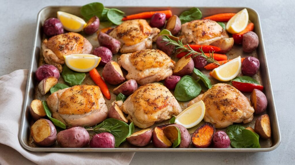 Sheet Pan Chicken with Veggies