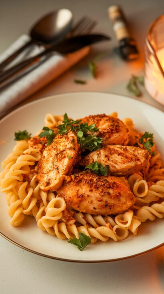 Spicy Cajun Chicken Pasta