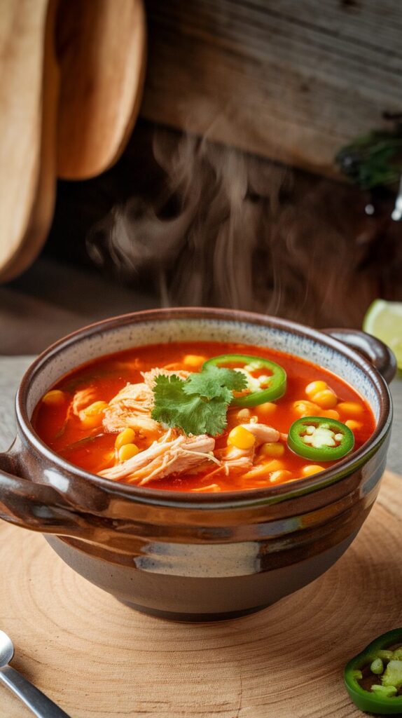Spicy Chicken Soup with a Kick