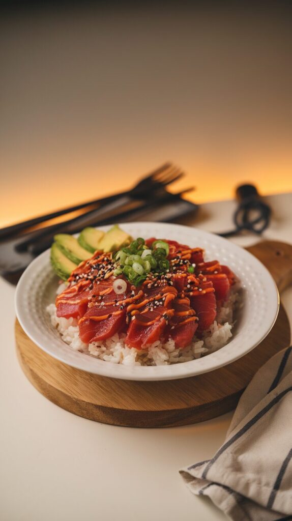 Spicy Tuna Poke Bowl
