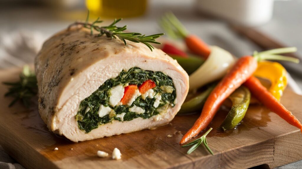 Stuffed Spinach and Feta Chicken