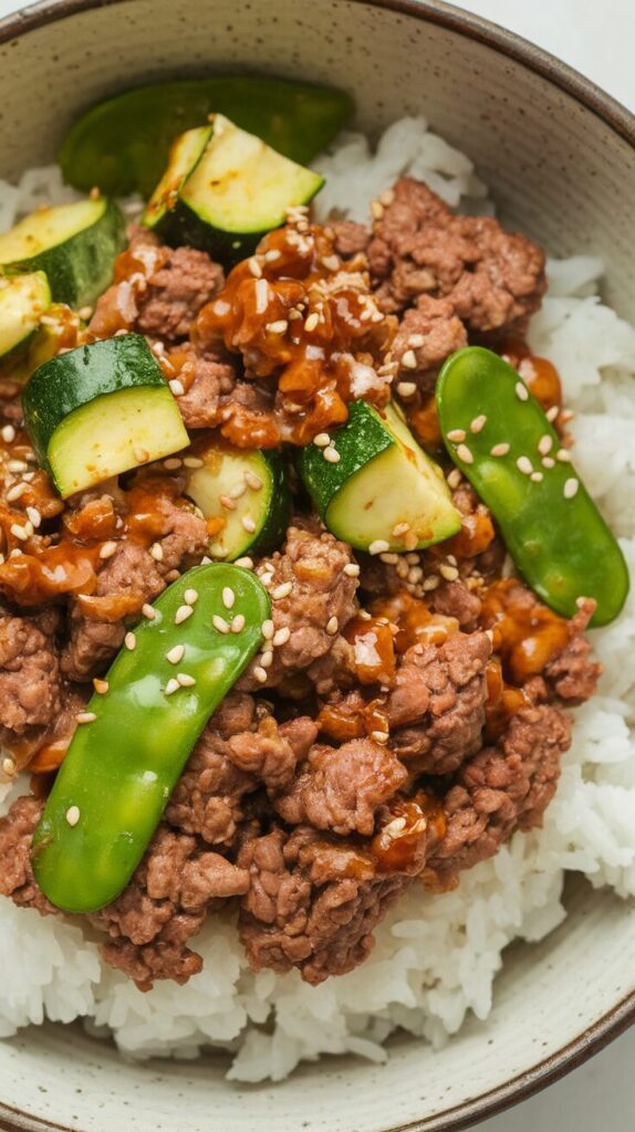 Teriyaki Ground Beef Stir Fry