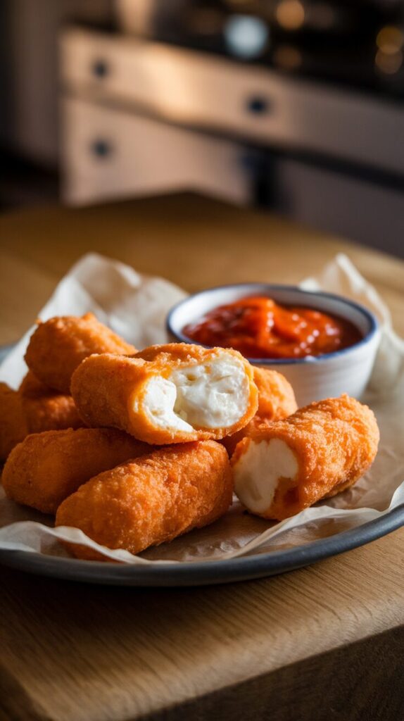 Air Fryer Mozzarella Sticks