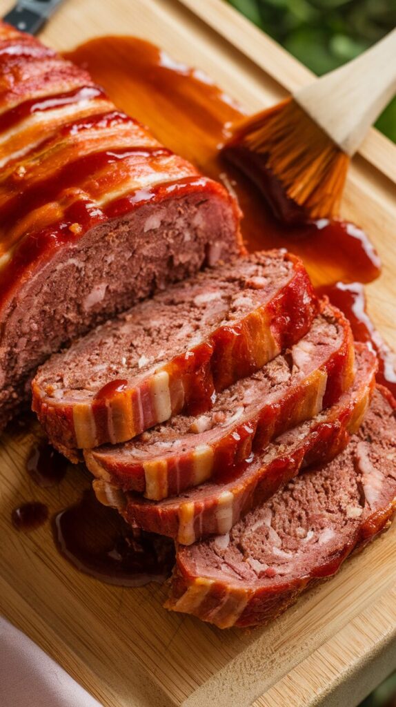 BBQ Bacon-Wrapped Meatloaf