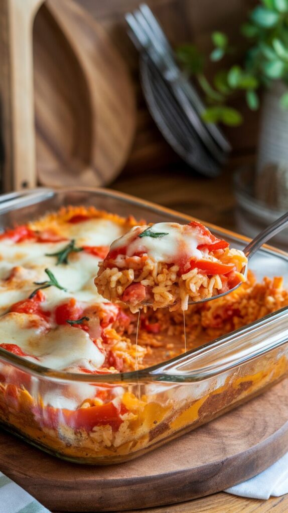 Baked Chicken and Bell Pepper Casserole