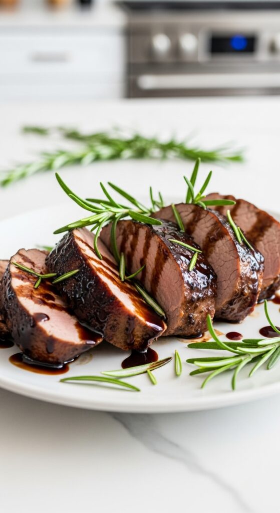 Balsamic Rosemary Pork Tenderloin