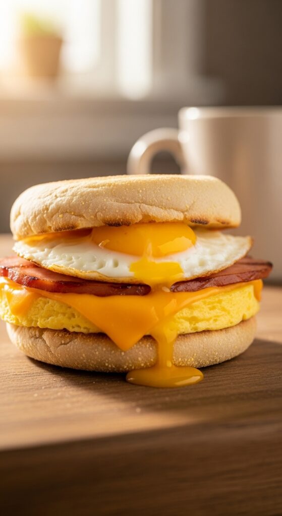 Breakfast Egg & Cheese Sandwich