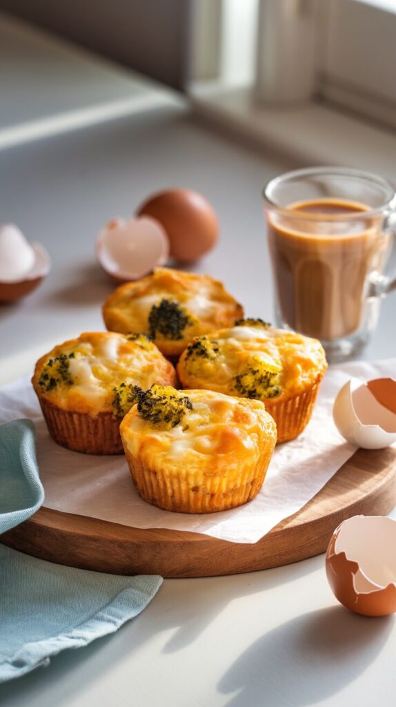 Broccoli & Egg Brefast Muffins