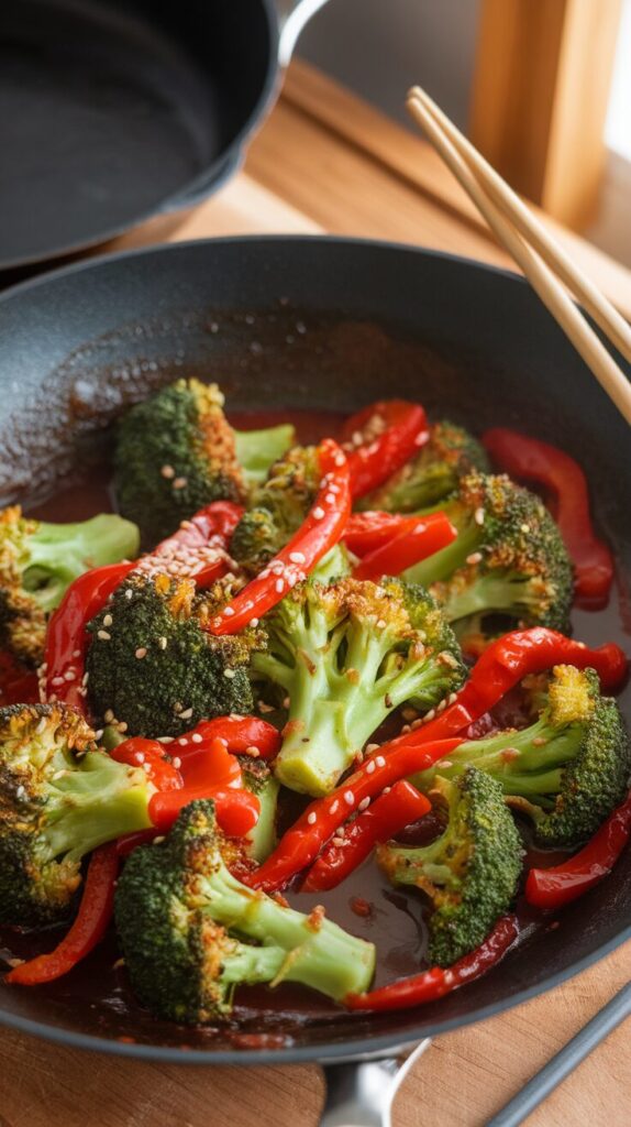 Broccoli Stir-Fry with Soy Sauce & Ginger