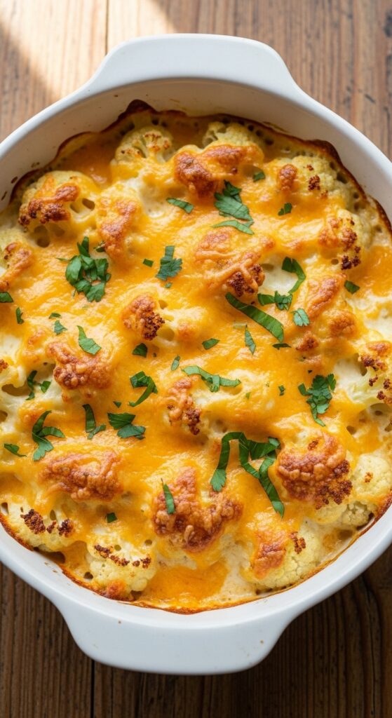 Cheesy Cauliflower Bake