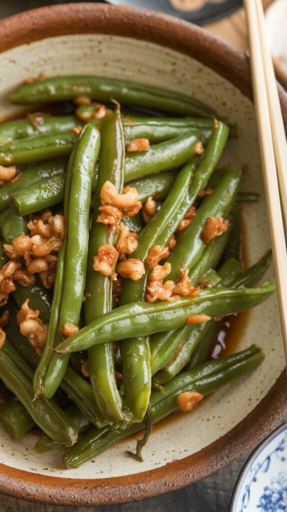 Chinese-Style Stir-Fried Green Beans
