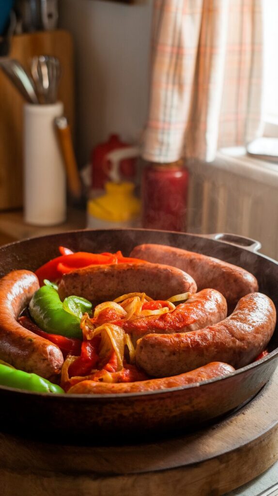 Classic Sausage with Peppers and Onions
