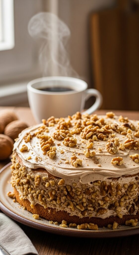 Coffee Walnut Cake