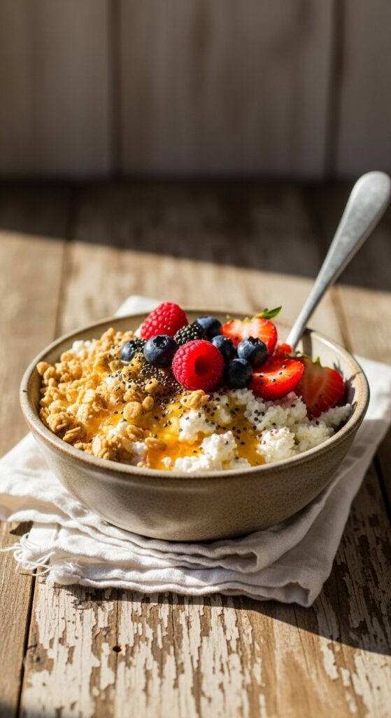 Cottage Cheese Breakfast Bowl