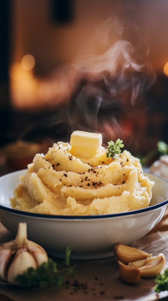 Creamy Mashed Potatoes with Garlic