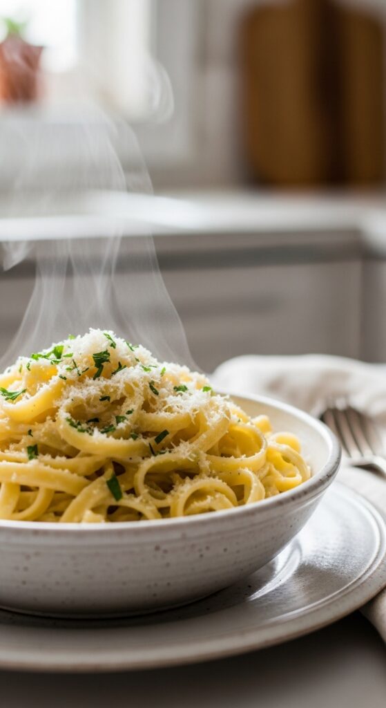 Creamy Garlic Parmesan Pasta