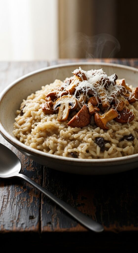Creamy Mushroom Risotto