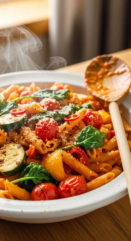 Creamy One-Pot Veggie Pasta