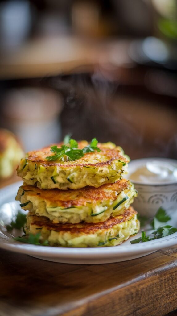 Crispy Zucchini Fritters