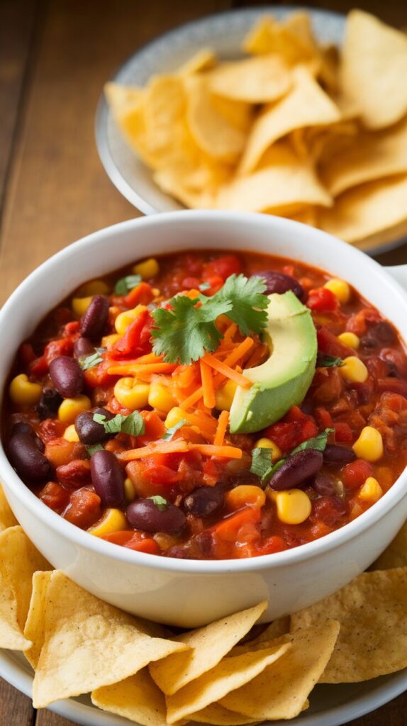 Crockpot Veggie Chili