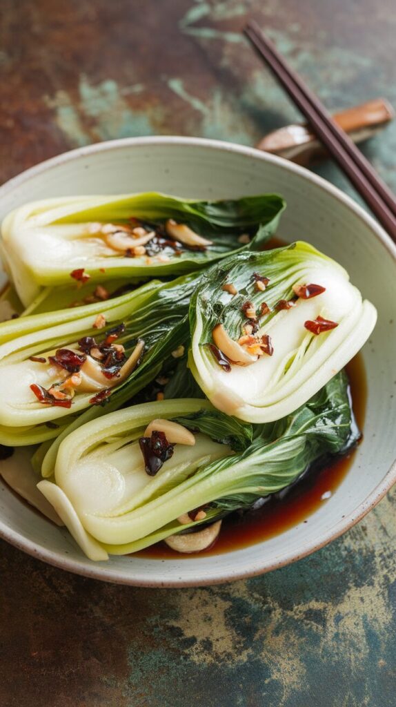 Garlic Bok Choy Stir-Fry