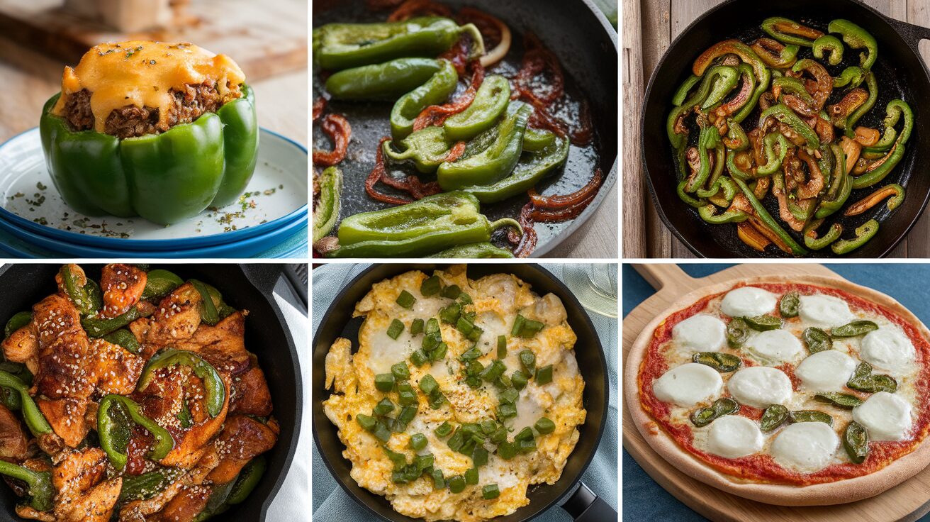 Green bell pepper recipes